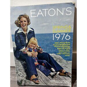 Eaton's Spring & Summer 1976 Catalog Canadian Women & Men Fashion Paperback